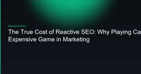 The True Cost of Reactive SEO: Why Playing Catch-Up Is the Most Expensive Game in Marketing